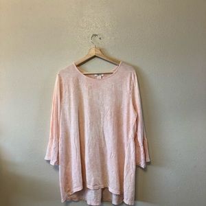 Pink tunic top